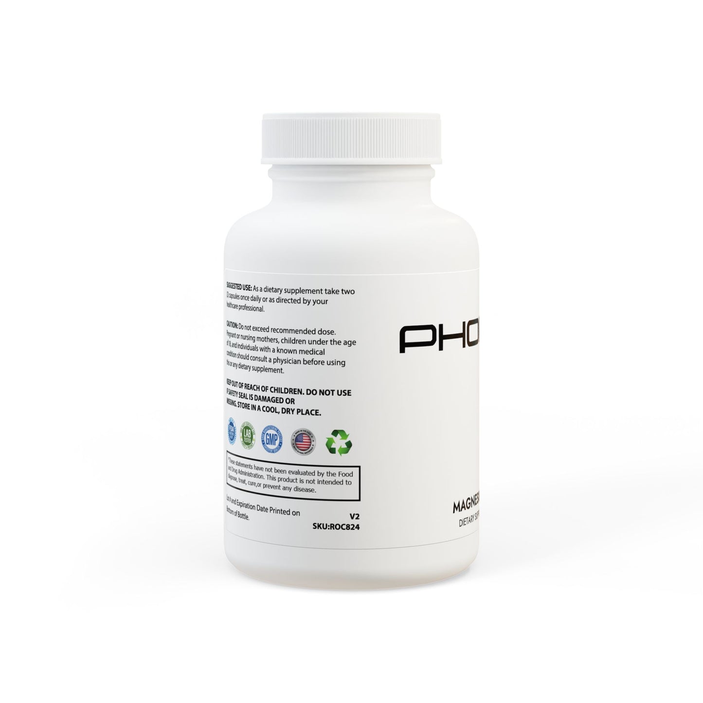 Magnesium Glycinate Supplement (60 Capsules)
