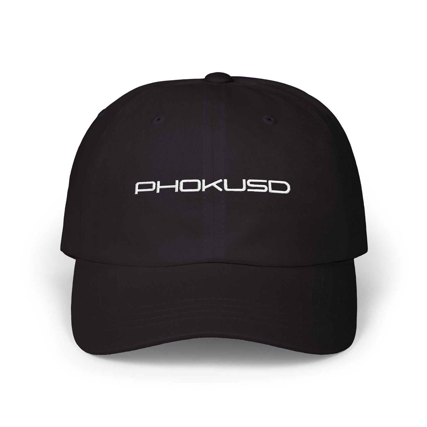 PHOKUSD Dad Cap — Distressed Logo Embroidered Baseball Hat